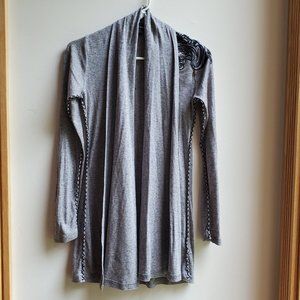 NWOT Forever 21 Embroidered Open Cardigan Small
